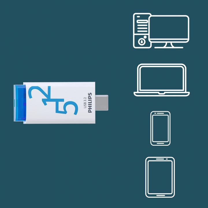 Productafbeelding Philips Click (512 GB, USB 3.2)