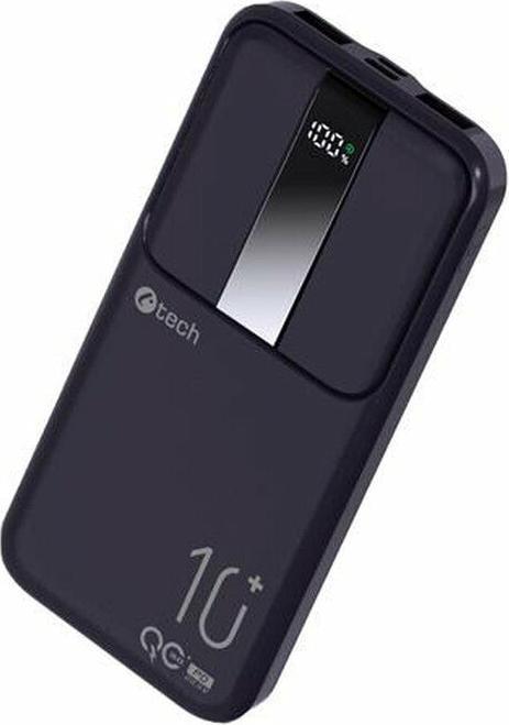 Produktbild C-Tech Powerbanka, Li-Pol,, USB-C/USB-A/micro USB (10000 mAh, 22.50 W)