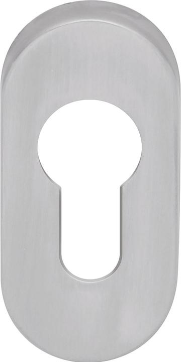 Ogro Schlüsselrosette 6679 PZ AL Aluminium F1 Schildstärke 9 mm PZ oval (Türgarnitur)