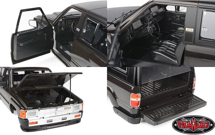 Produktbild Rc4Wd Karosserie 1985 Toyota 4Runner Hard Body Schwarz, 1:10