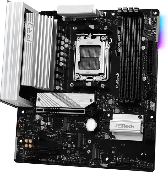 Actual product image AsRock B850M Pro RS (AM5, AMD B850, mATX)