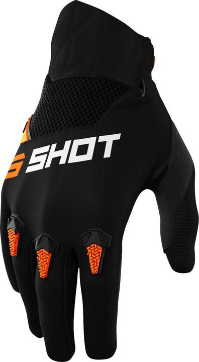 Shot DEVO KID Handschuhe schwarz-orange 12-13 Jahre (12, 13)