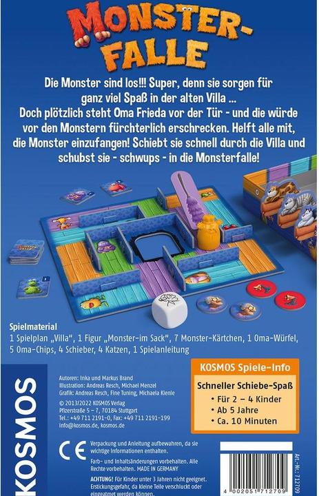 Image du produit Kosmos Piège à monstres (Allemand)