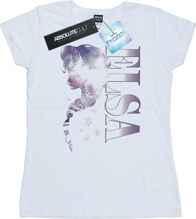 Immagine prodotto Disney Frozen Ice Kingdom Silhouette Maglietta Donna (L)