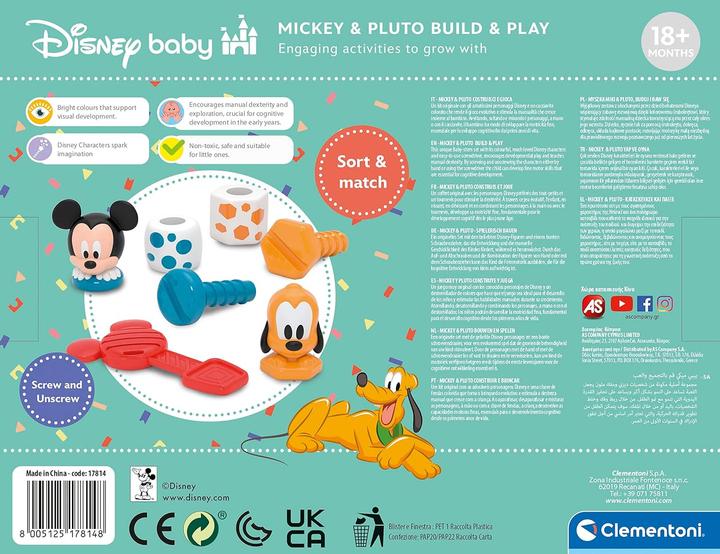 Produktbild Clementoni Disney Baby - Mickey Mouse Bauen & Spielen