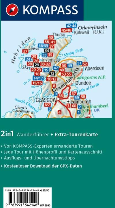 Produktbild Wanderführer Schottland, Wanderungen an den Küsten und in den Highlands 60 Touren mit (Deutsch, Michael Will, 2024)