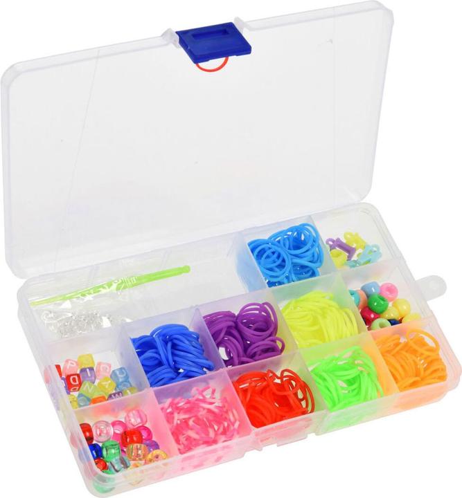 Immagine prodotto Loom Bands Nastri del telaio in scatola di custodia, 441 pezzi. (Elastico per capelli)
