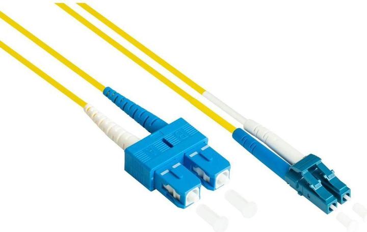 Actual product image Varia Patch cable fibre optic duplex OS2 (singlemode, 9125) LCSC, LSZH, interchangeable polarit (15 m)