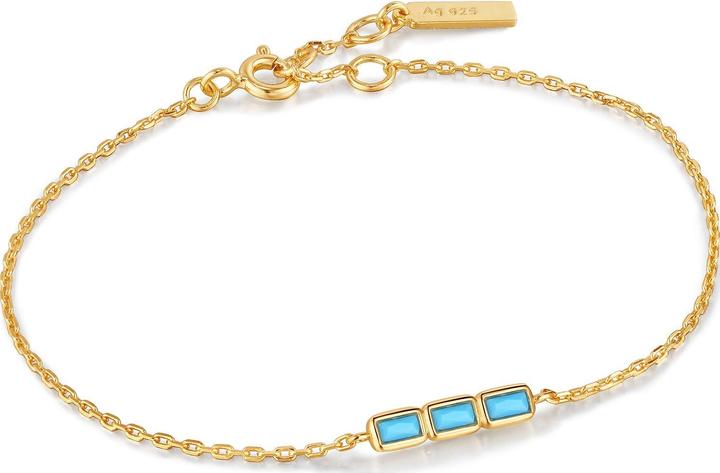 Ania Haie Bracelet Into The Blue B033-01G Femme (16.50 cm, Argent 925)