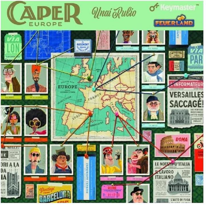 Actual product image Feuerland Caper Europe. Board game, for 2 players, from 10 years, DE edition. (German)