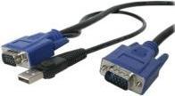 Actual product image StarTech 10FT USB 2-IN-1 KVM CABLE