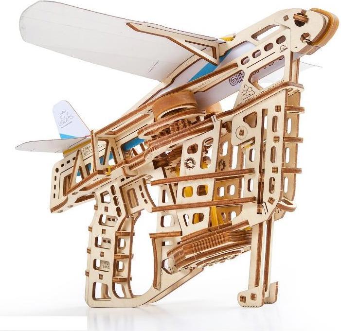 Actual product image Ugears Aircraft starter mechanical model kit
