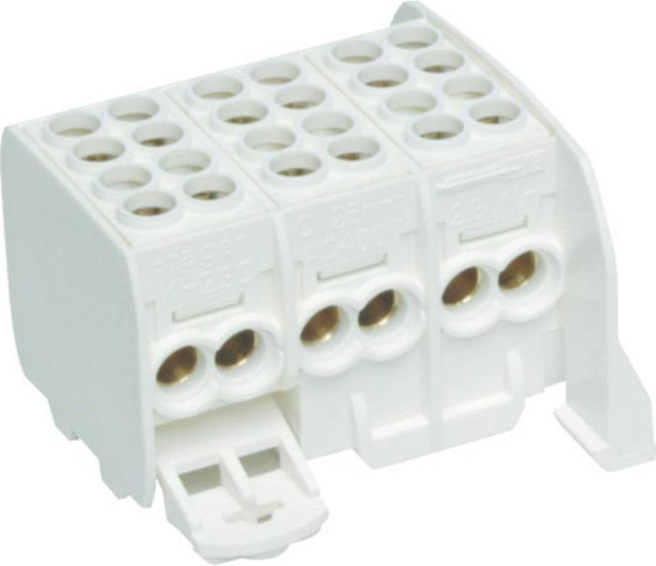 Hager 3P Weiss Anschlussblock