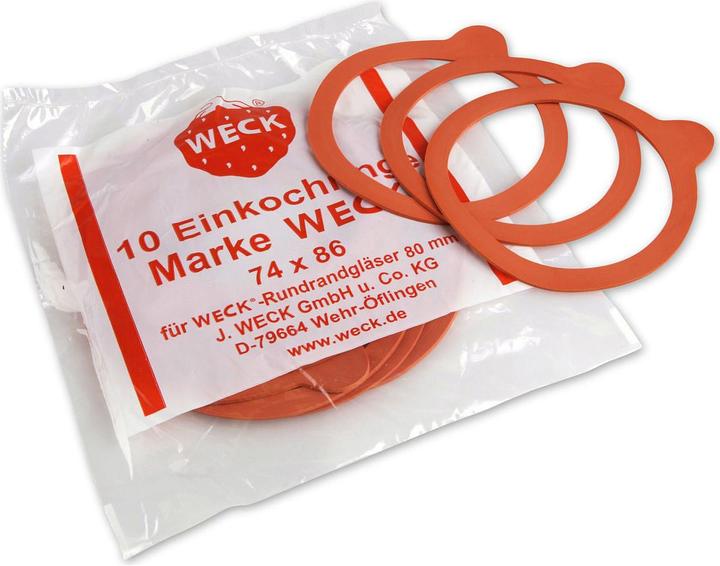Image du produit Weck Anneaux en caoutchouc (10 pcs, 1 l)