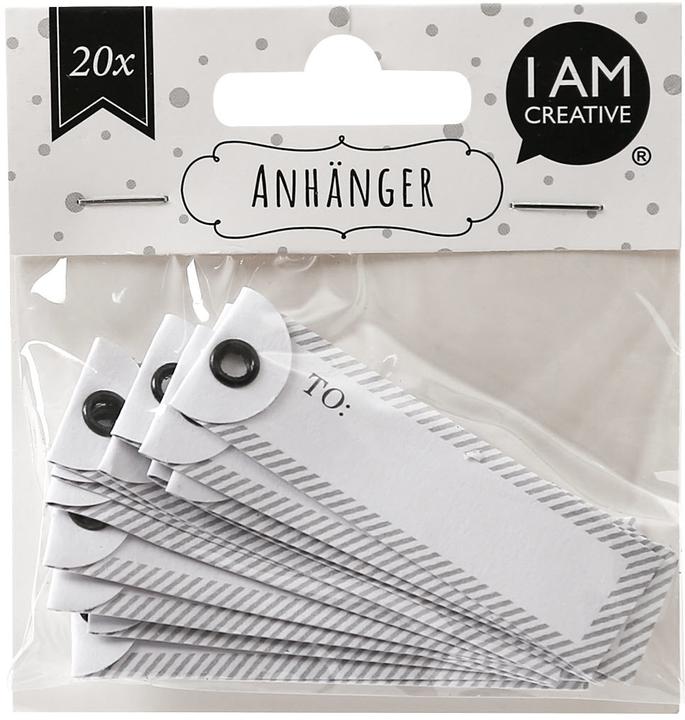 Immagine prodotto I Am Creative Targhetta con il nome (20 x)