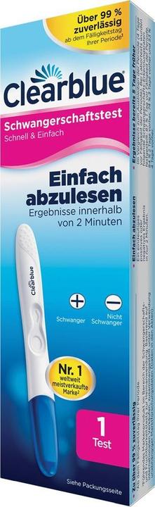 Actual product image Clearblue Fast & Easy (1 x)