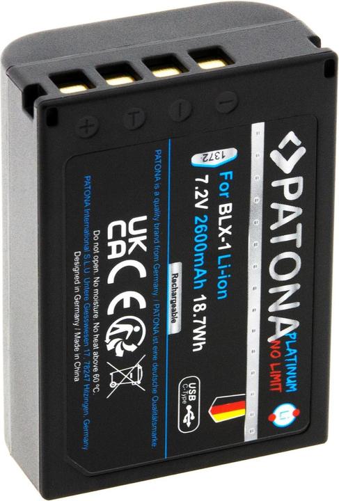 Immagine prodotto Patona Batteria Platinum BLX-1 USB-C (Accumulatore di carica elettrica)