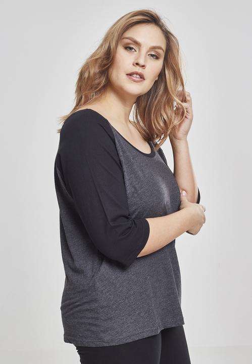 Produktbild Urban Classics Ladies 3/4 Contrast Raglan Tee (5XL)