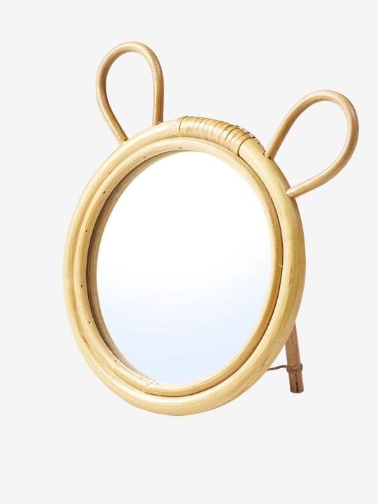 Image du produit Vertbaudet Miroir de table pour enfants OURS, rotin