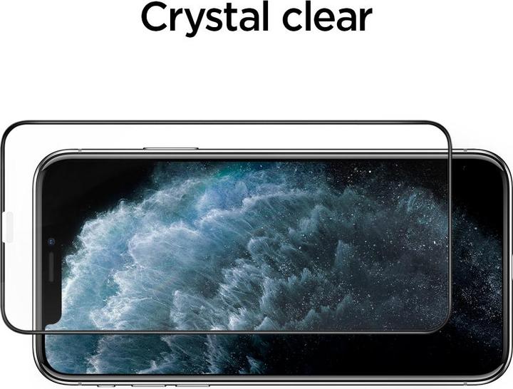 Produktbild Spigen Gehärtetes Glas SPIELT ALM GLASS FC IPHONE 11 FÜR KOFFER (1 Stück, Apple iPhone 11 Pro)