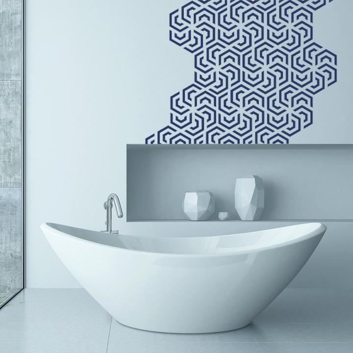 Immagine prodotto Walplus Modello di geometria poligonale (90 x 30 cm)