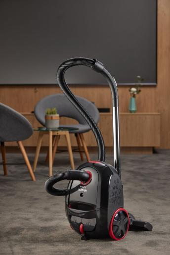 Image du produit Gorenje VCE21SFBKR Vacuum Cleaner, Bagged, Power 850 W, Working Radius 8 m, Black