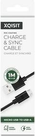 Actual product image Xqisit NP Charge & Sync micro USB to USB-A 2.0 100cm (1 m, USB 2.0)