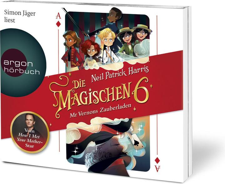 Actual product image The Magic Six - Mr Vernon's Magic Shop (Neil P. Harris, Katrin Segerer, Simon Hunter, German)