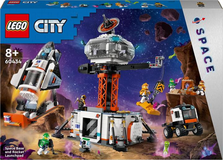 Immagine prodotto LEGO 60434 Base spaziale con rampa di lancio (60434, LEGO City)