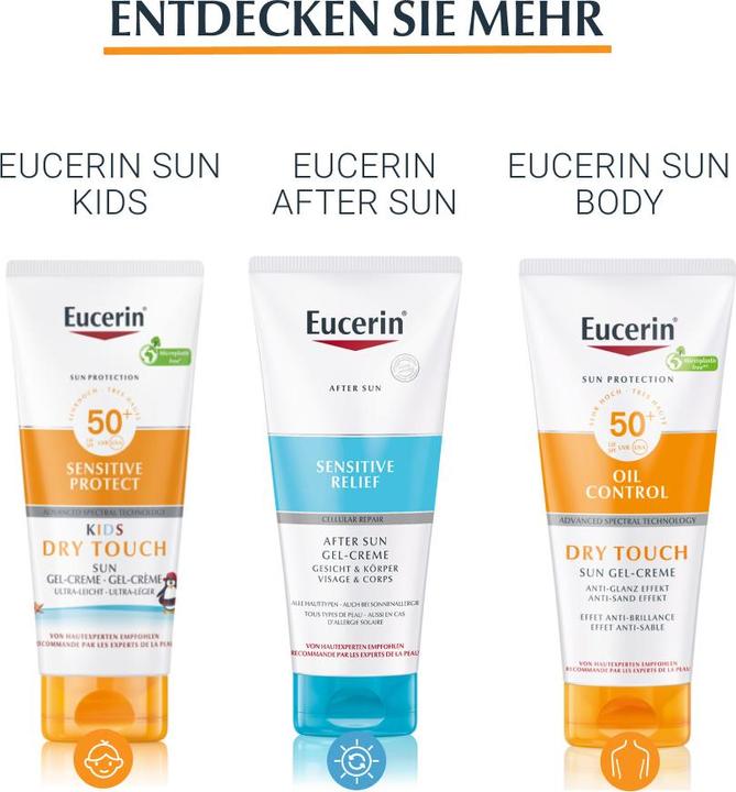 Immagine prodotto Eucerin SUN Face Hydro Protect Fluid SPF 50+ (Crema solare viso, SPF 50+, 50 ml, 73.67 g)