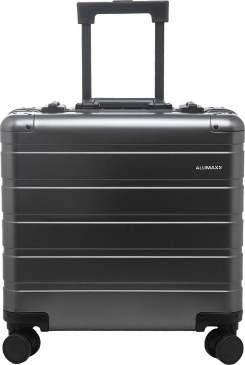 Actual product image Alumaxx Business overnight trolley, with full aluminium case, grey (37 l, Hand luggage (up to 50 litres))