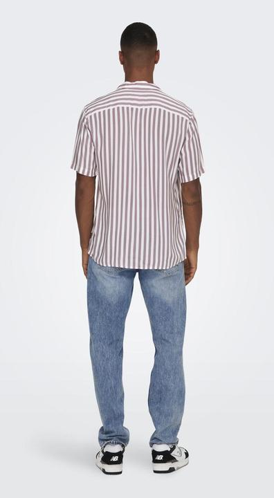 Actual product image Only & Sons Striped short sleeve shirt (M)