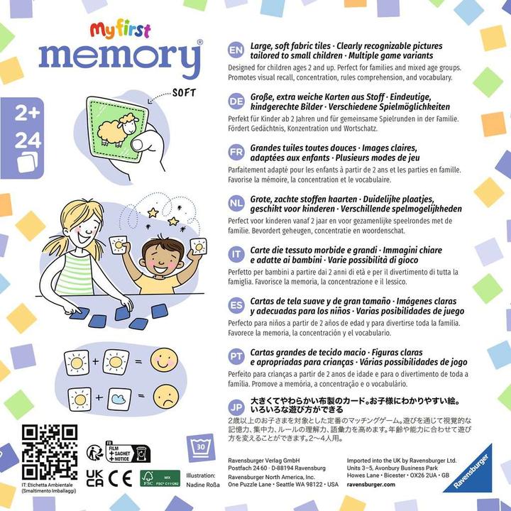 Produktbild Ravensburger My first memory Plüsch (Deutsch, Englisch)