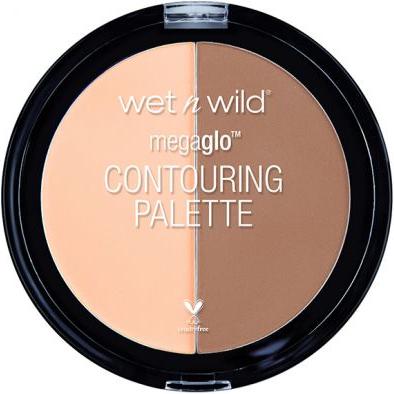 Wet n Wild MegaGlo Contouring Palette, dulce de leche (Caramel, Highlighter, 12.40 g)