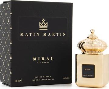 Produktbild Matin Miral Eau de Parfum for Women Pear Mandarin Orange Plum Fruity Long Lasting Scent Arabian Perfumery (Eau de Parfum, 100 ml)