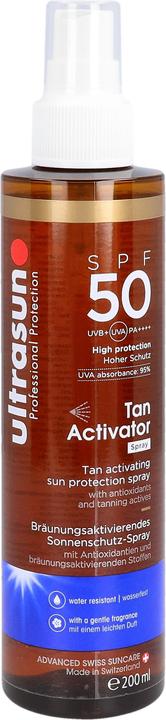 Produktbild Ultrasun Tan Activator SPF50 Spr 200ml (Sonnenspray, SPF 50, 200 ml)