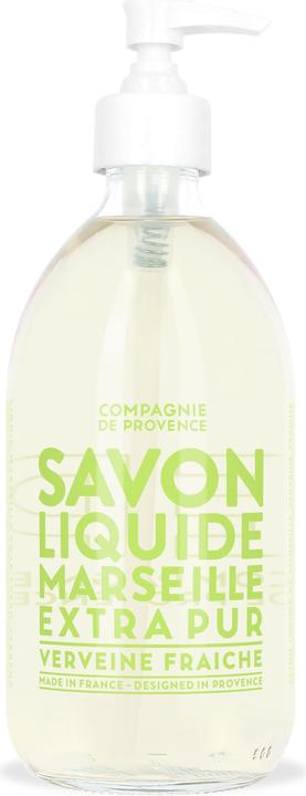 Actual product image La Compagnie de Provence Compagnie de Provence Savon de Marseille Extra Pure Liquid Soap Fresh Verbena 16.7 Fl Oz (Liquid soap, 495 ml)