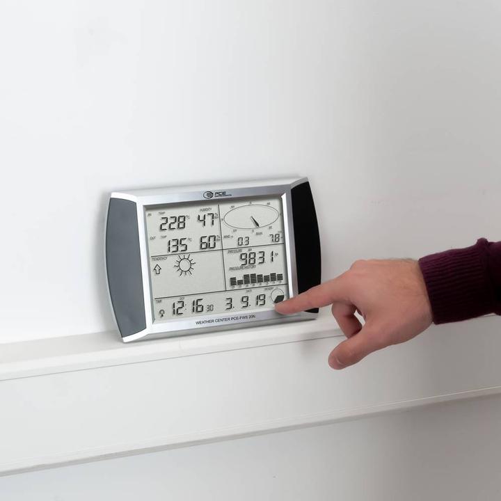 Actual product image PCE Instruments Weather station with outdoor sensor for home use