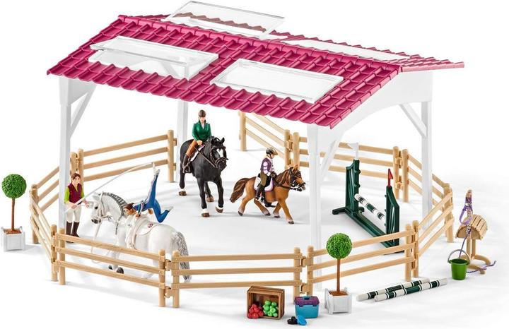 Produktbild Schleich Hofreitschule mit Reiter und Pferde