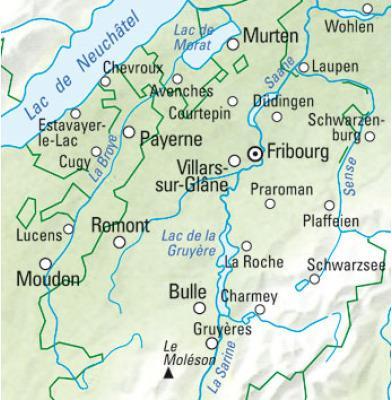 Produktbild Wanderkarte Freiburg
