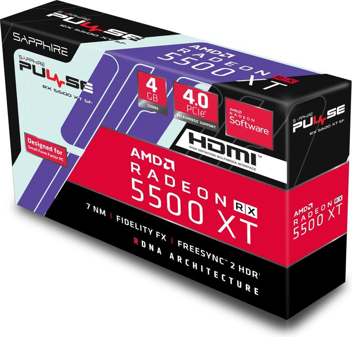 Produktbild Sapphire Pulse Radeon RX 5500 XT SF (4 GB)