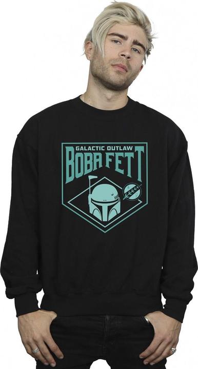 Immagine prodotto Star Wars The Book Of Boba Fett Galactic Helm Chest Felpa Uomo (L)