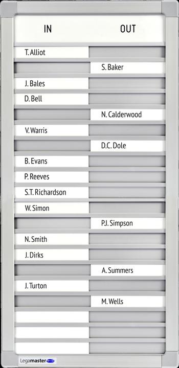 Actual product image Legamaster PROFESSIONAL in-out board 54x26cm (26 x 54 cm)