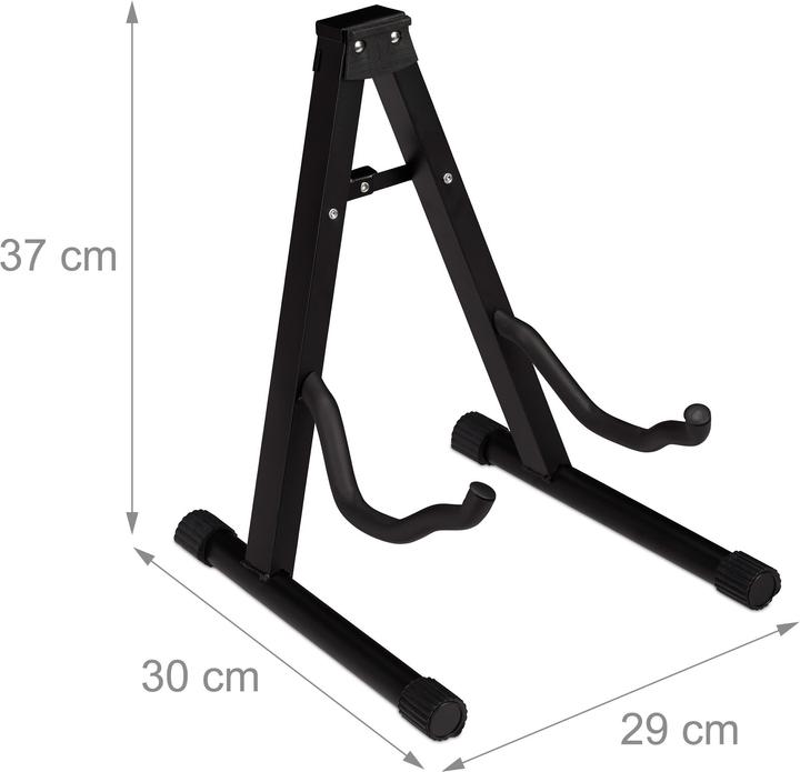 Actual product image Relaxdays Guitar Stand, Foldable (Guitar, Electric guitar, Electric bass)