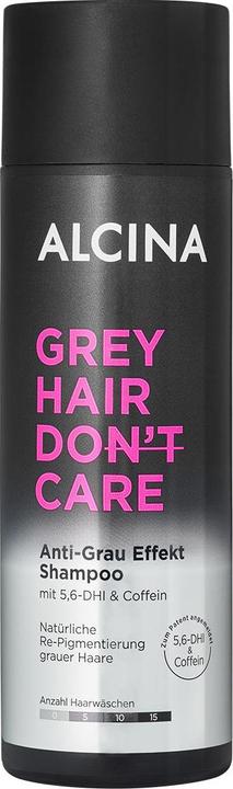 Produktbild Alcina GREY HAIR DON’T CARE Anti-Grau Effekt Shampoo (200 ml, Flüssiges Shampoo)