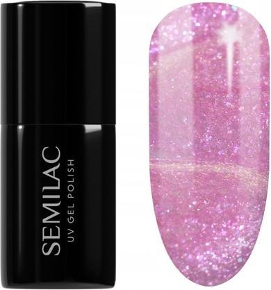 Actual product image Semilac UV Hybrid Nail Polish 498 Primavera Pink 7ml (498 Primavera Pink, UV gel varnish)