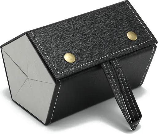 Only-Bags.Store Premium-Sonnenbrillen-Aufbewahrungs-Organizer, Brillen-Klapp-Reiseetui, hängende Display-Stütze