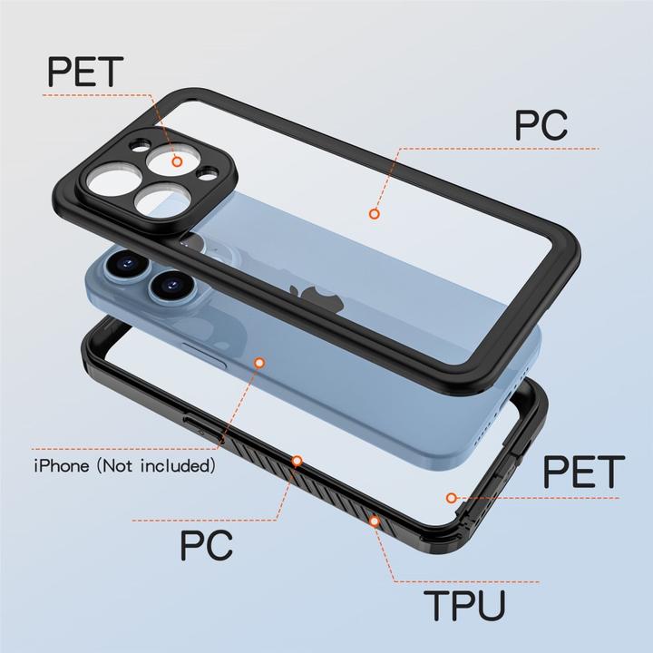 Produktbild Redpepper Wasserdichte Schutzhülle IP68 (Apple iPhone 15 Pro)