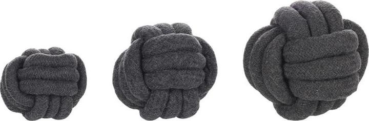Actual product image Flamingo Knotted ball Ringo dark grey medium (Ball toy dog)