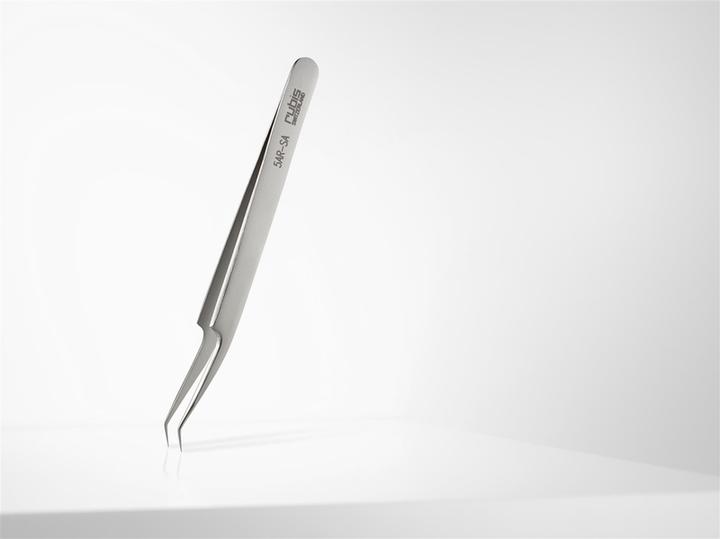 Produktbild Rubis Pinzette, gebogen spitz, Inox